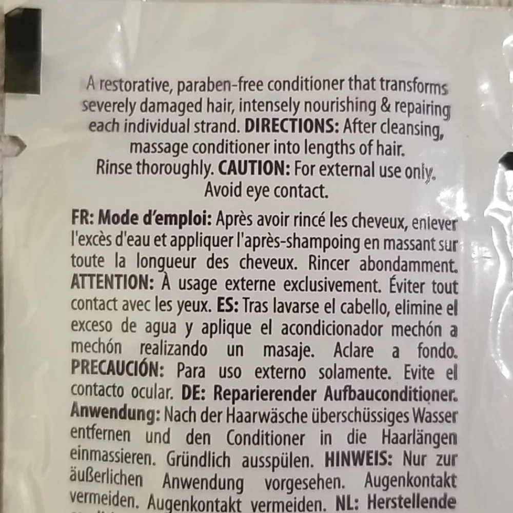 4/25 bundle item. Alterna Instant Recovery Hair Sample 2 Packet FREE